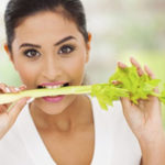 eating celery