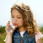 girl drink plenty water