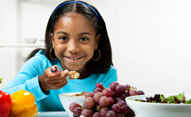 kids eat healthy and well