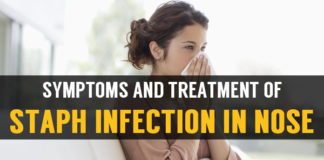 symptoms and treatment staph infection in nose