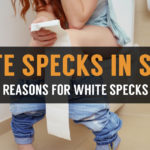 white specks and seed like spots in stool
