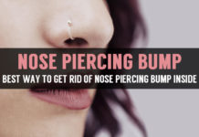 How to Get Rid of a Nose Piercing Bump Inside? best way to get rid of nose piercing bump inside