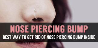 How to Get Rid of a Nose Piercing Bump Inside? best way to get rid of nose piercing bump inside