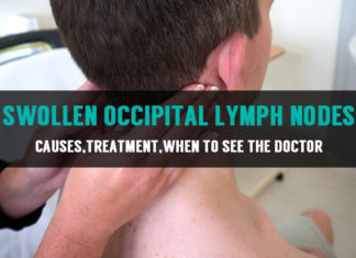 causes treatment of swollen occipital lymph nodes