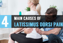 four main causes of latissimus dorsi pain