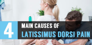 four main causes of latissimus dorsi pain