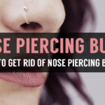 what causes a bump inside of a nose piercing