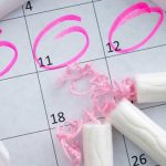 track menstrual cycle on calendar