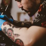 artist drawings tattoos