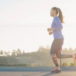 photo of woman running to lose weight fast