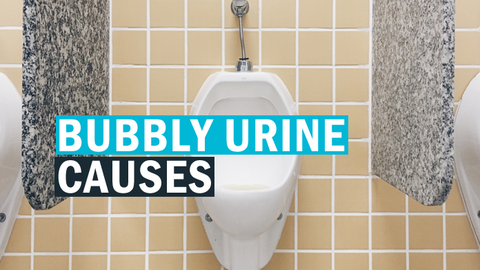 causes of bubbly urine