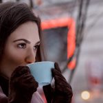 woman drinking regular tea